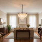 1920s Odeon Round Chandelier 32"